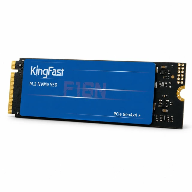 Alt view image 2 of 5 - KingFast 1TB M.2 2280 PCIe 4.0 NVMe SSD, Up to 4,000MB/s Read & 3,700MB/s Write, NVMe 1.4 3D NAND Internal SSD for Laptop & Desktop F16N 1TB 2280