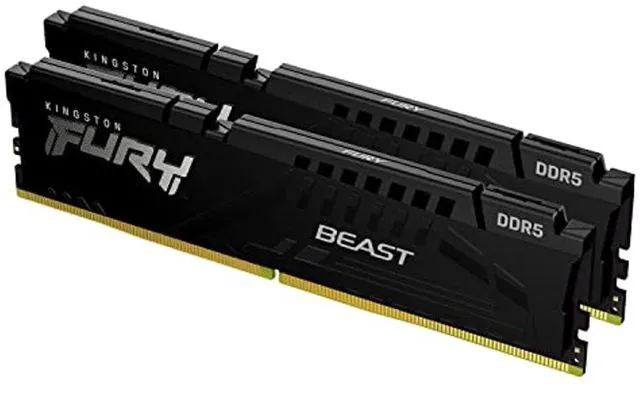 Main image of Kingston FURY Beast 16GB (2 x 8GB) 288-Pin PC RAM DDR5 6000 (PC5 48000) Memory (Desktop Memory) Model KF560C30BBEK2-16
