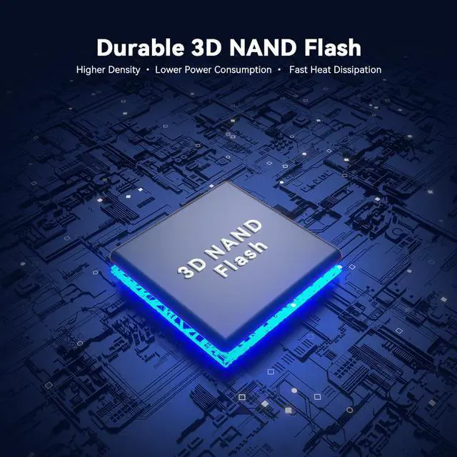 Alt view image 7 of 8 - KingSpec ONEBOOM X400 2280 1TB M.2 NVMe 1.4 PCIe 4.0 Gen4 Gaming SSD, Speed Up to 7400MB/s, 3D TLC NAND, Internal Solid State Disk Compatible for PS5