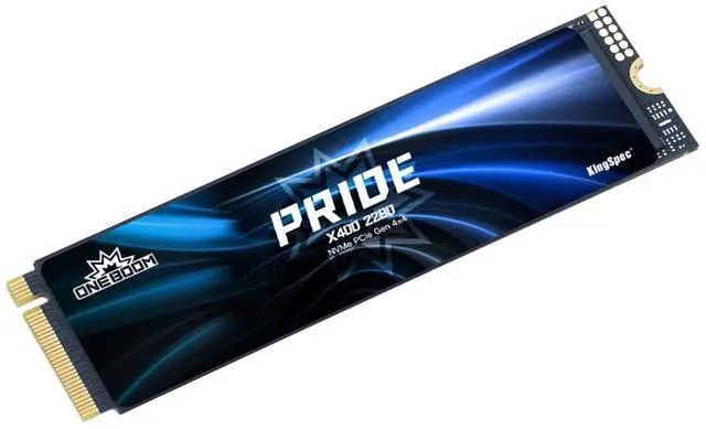 Alt view image 3 of 8 - KingSpec ONEBOOM X400 2280 1TB M.2 NVMe 1.4 PCIe 4.0 Gen4 Gaming SSD, Speed Up to 7400MB/s, 3D TLC NAND, Internal Solid State Disk Compatible for PS5