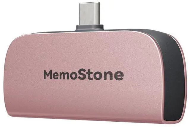 Alt view image 2 of 6 - KingSpec MomeStone 1TB Portable SSD up to 2000MB/s Read, Thumb Drive Metal USB 3.2 Type C USSD Mobile Solid U Disk External USB Flash Drives Data Storage Compatible with Phone/Laptop/Computer (Pink)