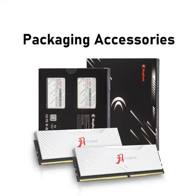 Alt view image 10 of 13 - Kingbank RGB 32GB (2 x 16GB) 288-Pin PC RAM DDR5 6000 (PC5 48000) Desktop Memory Model KRRW16G6000AC28*2