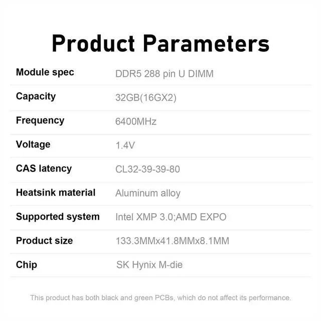Alt view image 8 of 13 - Kingbank RGB 32GB (2 x 16GB) 288-Pin PC RAM DDR5 6400 (PC5 51200) Desktop Memory Model SBBRGBDDR5640016G*2M
