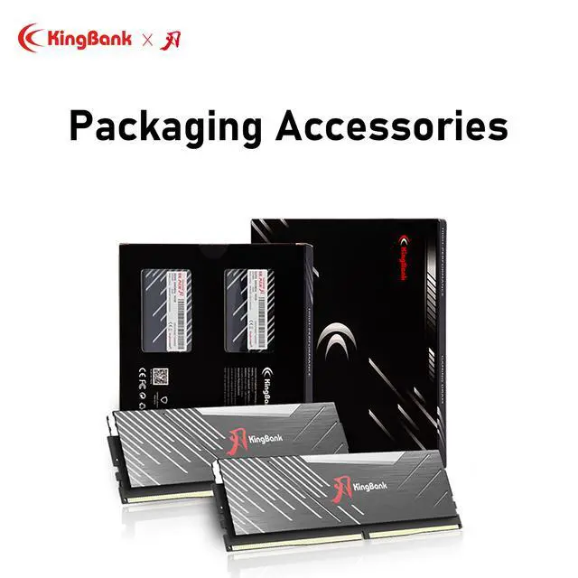 Alt view image 10 of 12 - Kingbank RGB 32GB (2 x 16GB) 288-Pin PC RAM DDR5 6400 (PC5 51200) Desktop Memory Model KRRB16G6400AC30*2