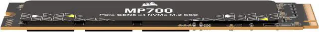 Alt view image 5 of 10 - Corsair MP700 Gen5 NVME SSD M.2 2280 1TB PCI-Express 5.0 x4 3D TLC Internal Solid State Drive (SSD) CSSD-F1000GBMP700R2