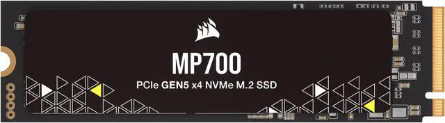 Alt view image 6 of 10 - Corsair MP700 Gen5 NVME SSD M.2 2280 1TB PCI-Express 5.0 x4 3D TLC Internal Solid State Drive (SSD) CSSD-F1000GBMP700R2