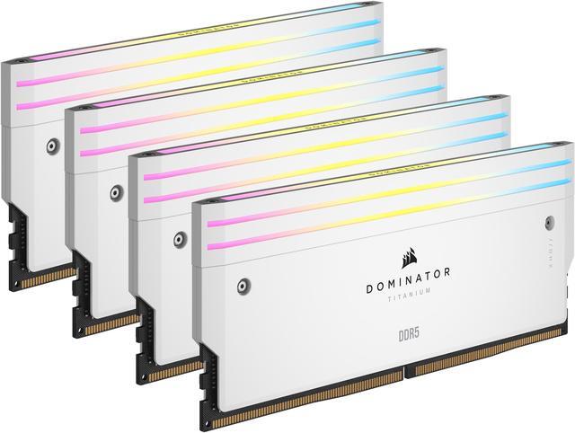 Alt view image 2 of 13 - CORSAIR Dominator Titanium 64GB (4 x 16GB) DDR5 6000 (PC5 48000) Desktop Memory Model CMP64GX5M4B6000C36W