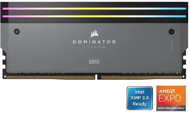 CORSAIR Dominator Titanium 64GB (2 x 32GB) DDR5 6000 (PC5 48000