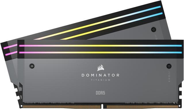 Alt view image 4 of 13 - CORSAIR Dominator Titanium 64GB (2 x 32GB) DDR5 6000 (PC5 48000) Desktop Memory Model CMP64GX5M2B6000Z30