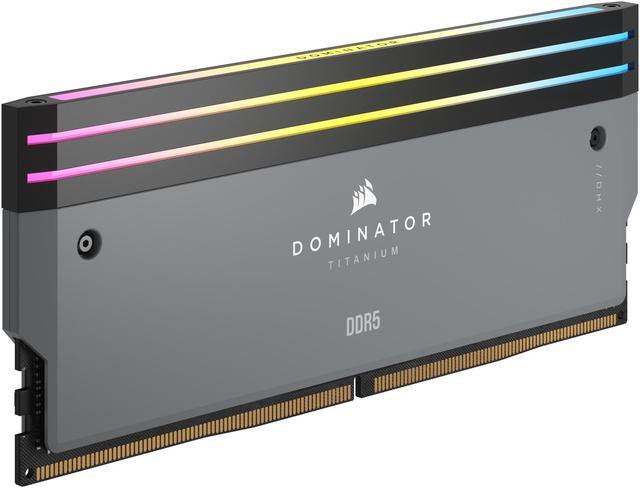 Alt view image 6 of 13 - CORSAIR Dominator Titanium 64GB (2 x 32GB) DDR5 6000 (PC5 48000) Desktop Memory Model CMP64GX5M2B6000Z30