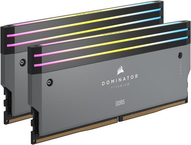 Alt view image 7 of 13 - CORSAIR Dominator Titanium 64GB (2 x 32GB) DDR5 6000 (PC5 48000) Desktop Memory Model CMP64GX5M2B6000Z30