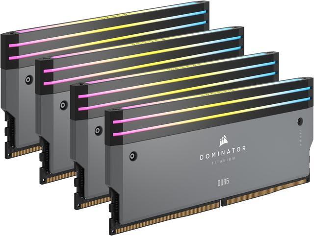 Alt view image 8 of 13 - CORSAIR Dominator Titanium 64GB (2 x 32GB) DDR5 6000 (PC5 48000) Desktop Memory Model CMP64GX5M2B6000Z30