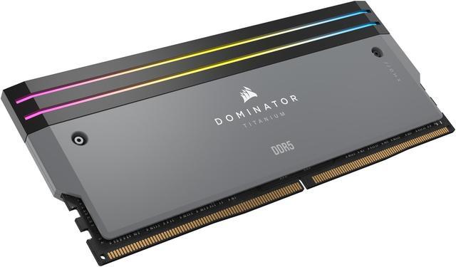 Alt view image 9 of 13 - CORSAIR Dominator Titanium 64GB (2 x 32GB) DDR5 6000 (PC5 48000) Desktop Memory Model CMP64GX5M2B6000Z30