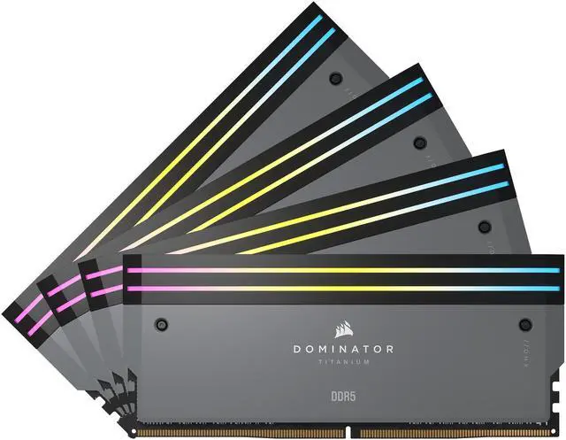 Alt view image 5 of 13 - CORSAIR Dominator Titanium 32GB (2 x 16GB) DDR5 6000 (PC5 48000) Desktop Memory Model CMP32GX5M2B6000Z30