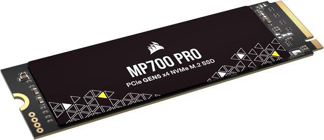 Alt view image 2 of 6 - CORSAIR MP700 PRO 1TB PCIe Gen5 x4 NVMe  2.0 M.2 SSD CSSD-F1000GBMP700PNH – High-Density TLC NAND – M.2 2280 – DirectStorage Compatible – Up to 12,400MB/sec