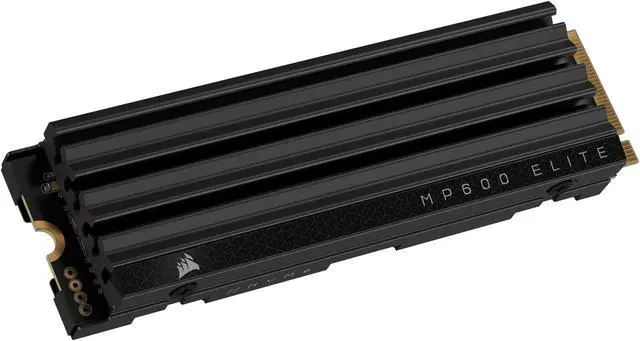 Alt view image 4 of 6 - Corsair MP600 ELITE M.2 2280 1TB PCI-Express 4.0 x4, NVMe 1.4 3D TLC Internal Solid State Drive Up to 7000MB/s (SSD) CSSD-F1000GBMP600EHS Optimized for PS5