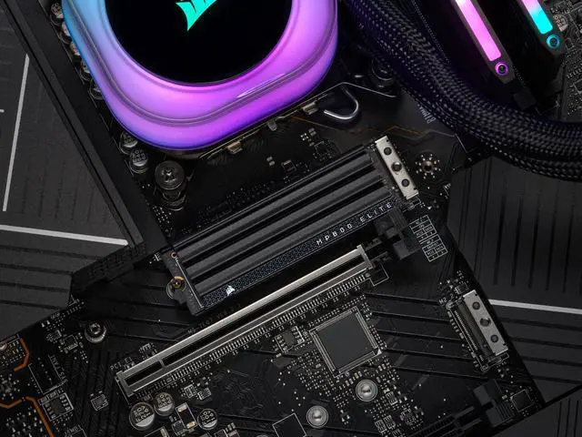 Alt view image 5 of 6 - Corsair MP600 ELITE M.2 2280 1TB PCI-Express 4.0 x4, NVMe 1.4 3D TLC Internal Solid State Drive Up to 7000MB/s (SSD) CSSD-F1000GBMP600EHS Optimized for PS5