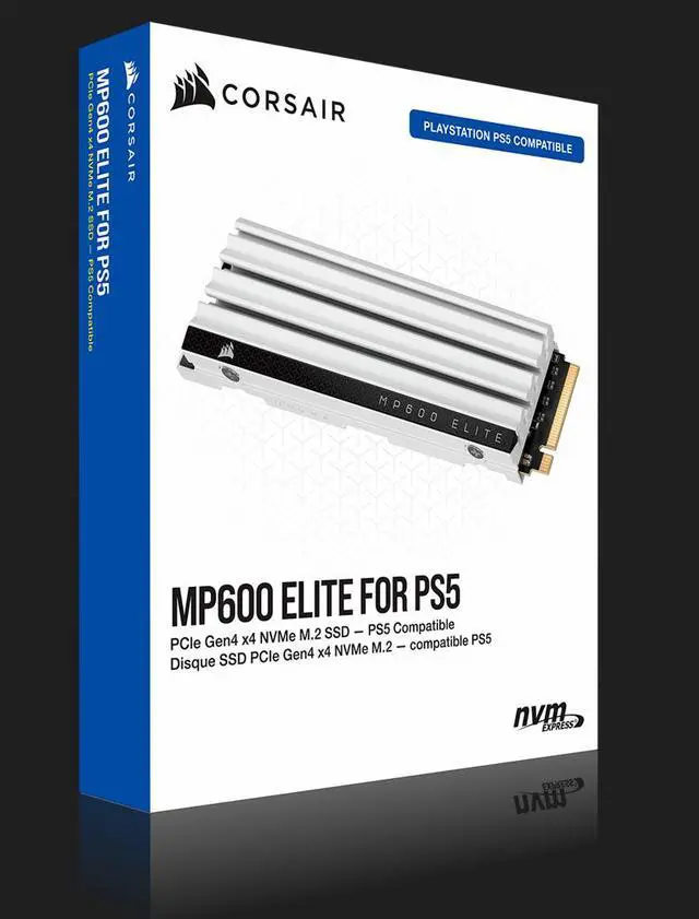 Alt view image 13 of 13 - Corsair MP600 Elite M.2 2280 2TB PCI-Express 4.0 x4, NVMe 1.4 3D TLC Internal Solid State Drive Up to 7000MB/s (SSD) CSSD-F2000GBMP600ECS Optimized for PS5