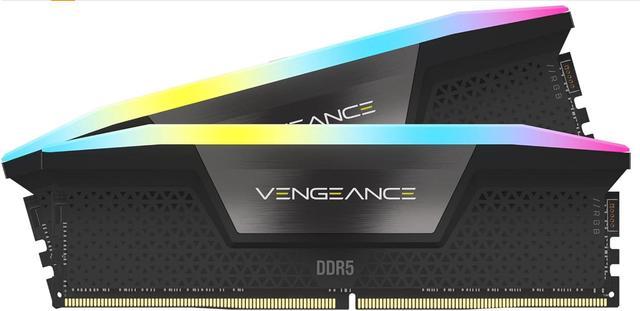 CORSAIR Vengeance RGB 32GB (2 x 16GB) 288-Pin PC RAM DDR5 6000 (PC5 48000)  Desktop Memory Model CMH32GX5M2Y6000C30