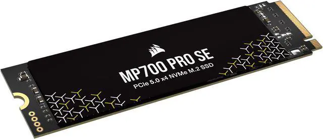 Alt view image 2 of 19 - Corsair MP700 PRO SE M.2 2280 4TB PCI-Express 5.0 x4 3D TLC Internal Solid State Drive Up to 14000 MB/sec (SSD) CSSD-F4000GBMP700PNHS