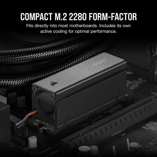 Alt view image 10 of 20 - Corsair MP700 PRO SE M.2 2280 2TB PCI-Express 5.0 x4 3D TLC Internal Solid State Drive (SSD) CSSD-F2000GBMP700PROS