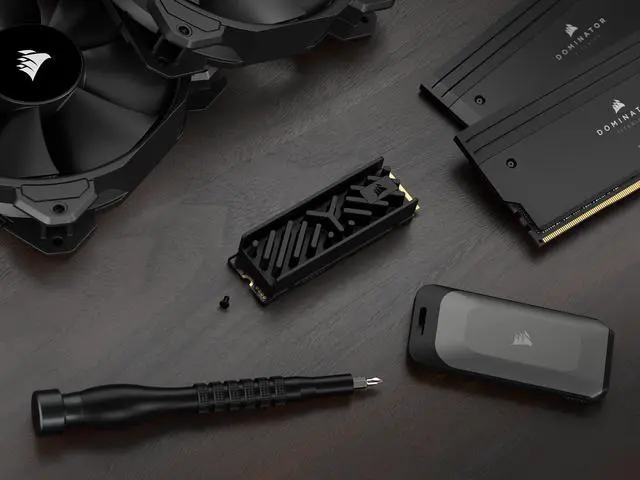 Alt view image 12 of 20 - Corsair MP700 Elite M.2 2280 2TB PCI-Express 5.0 x4 3D TLC Internal Solid State Drive (SSD) Up to 10000 MB/s CSSD-F2000GBMP700EHS