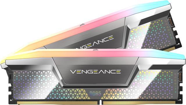 Alt view image 2 of 4 - CORSAIR Vengeance RGB 48GB (2 x 24GB) 288-Pin PC RAM DDR5 8400 CUDIMM (PC5 67200) Desktop Memory Model CMHC48GX5M2X8400C40