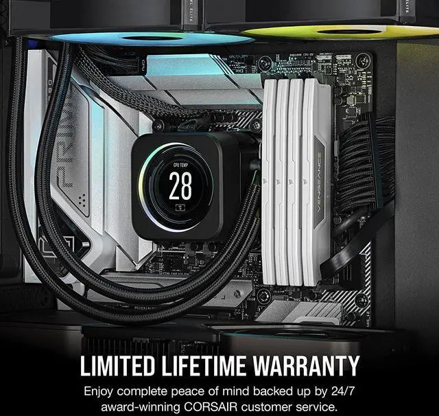 Alt view image 5 of 7 - CORSAIR Vengeance 64GB (2 x 32GB) 288-Pin PC RAM DDR5 6000 (PC5 48000) Desktop Memory Model CMK64GX5M2B6000Z30W