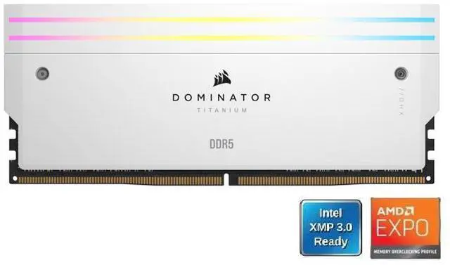 CORSAIR Dominator Titanium 64GB (2 x 32GB) DDR5 6000 (PC5 48000
