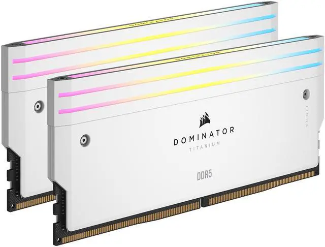 Alt view image 4 of 10 - CORSAIR Dominator Titanium 64GB (2 x 32GB) DDR5 6000 (PC5 48000) Desktop Memory Model CMP64GX5M2B6000Z30W