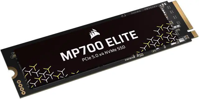 Alt view image 3 of 12 - Corsair MP700 ELITE M.2 2280 4TB PCI-Express 5.0 x4 3D TLC Internal Solid State Drive (SSD) CSSD-F4000GBMP700ENH