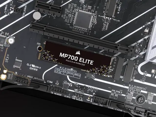 Alt view image 7 of 12 - Corsair MP700 ELITE M.2 2280 4TB PCI-Express 5.0 x4 3D TLC Internal Solid State Drive (SSD) CSSD-F4000GBMP700ENH