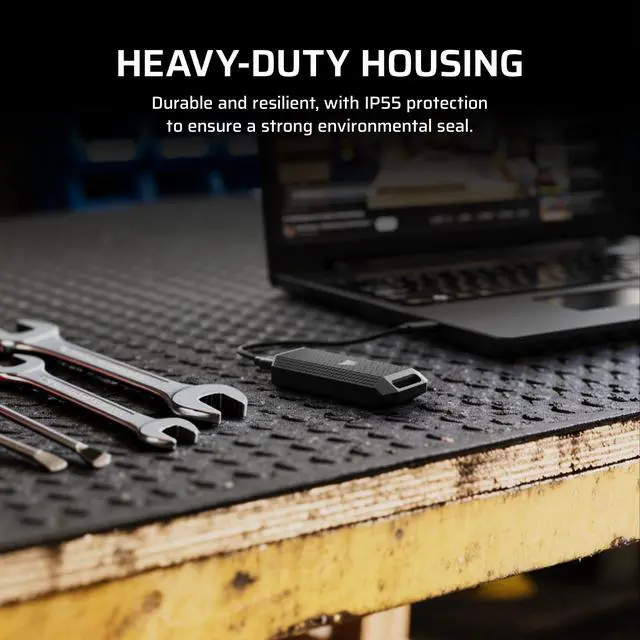 Alt view image 13 of 17 - CORSAIR 4TB EX400U Portable SSD Storage CSSD-EX400U4TB