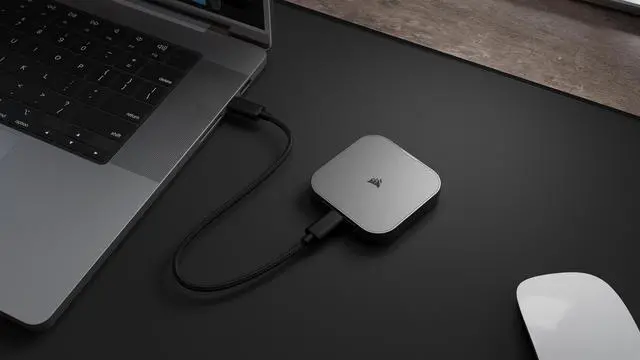Alt view image 5 of 6 - Corsair EX300U 4TB USB Type C Portable SSD
