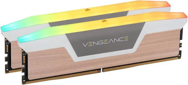 Alt view image 2 of 4 - CORSAIR Vengeance RGB 32GB (2 x 16GB) 288-Pin PC RAM DDR5 6000 (PC5 48000) Desktop Memory Model CMH32GX5M2E6000Z36WGWL - Gigabyte Wood