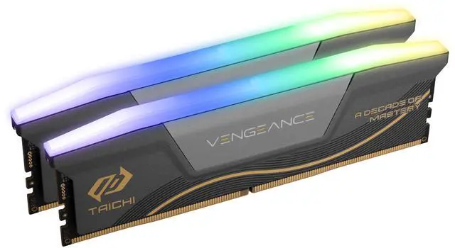 CORSAIR Vengeance RGB 32GB (2 x 16GB) 288-Pin PC RAM DDR5 6000