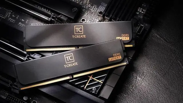Alt view image 6 of 5 - Team T-CREATE EXPERT 64GB (2 x 32GB) DDR5 6400 (PC5 51200) Desktop Memory Model CTCED564G6400HC34BDC01