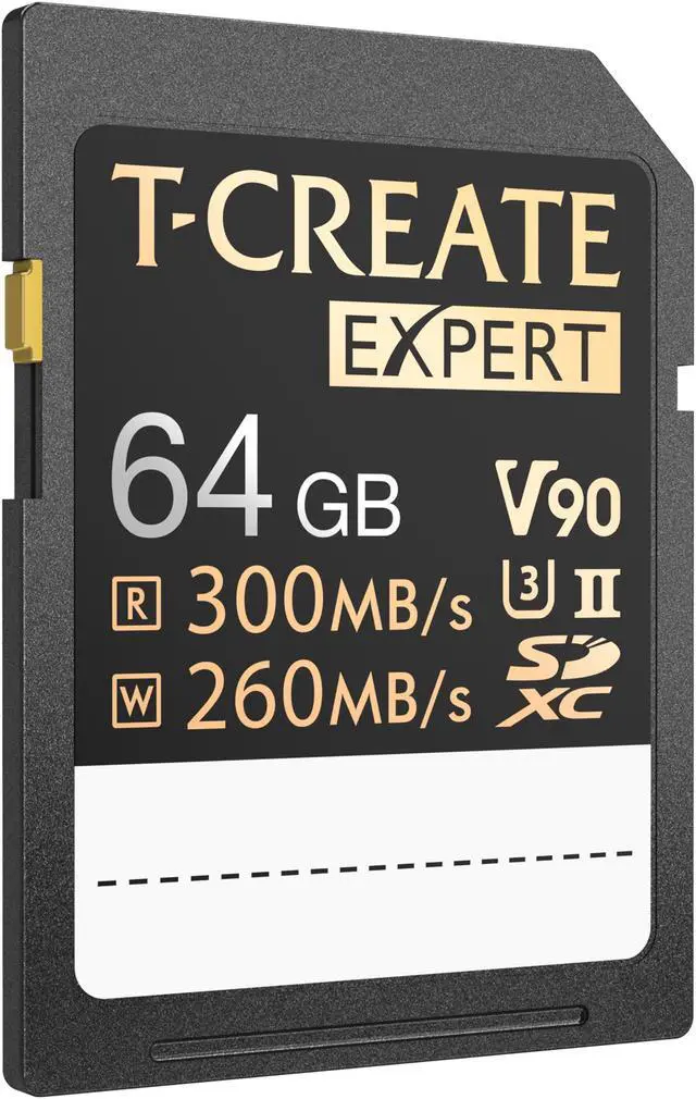 Alt view image 4 of 4 - Team Group 64GB Expert SD Card UHS-II / U3 / V90 Read/Write Speed Up to 300/260MB/s (TTCSDX64GIIV9001)