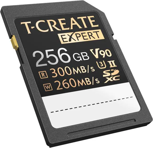 Alt view image 3 of 4 - Team Group 256GB Expert SD Card UHS-II / U3 / V90 Read/Write Speed Up to 300/260MB/s (TTCSDX256GIIV9001)