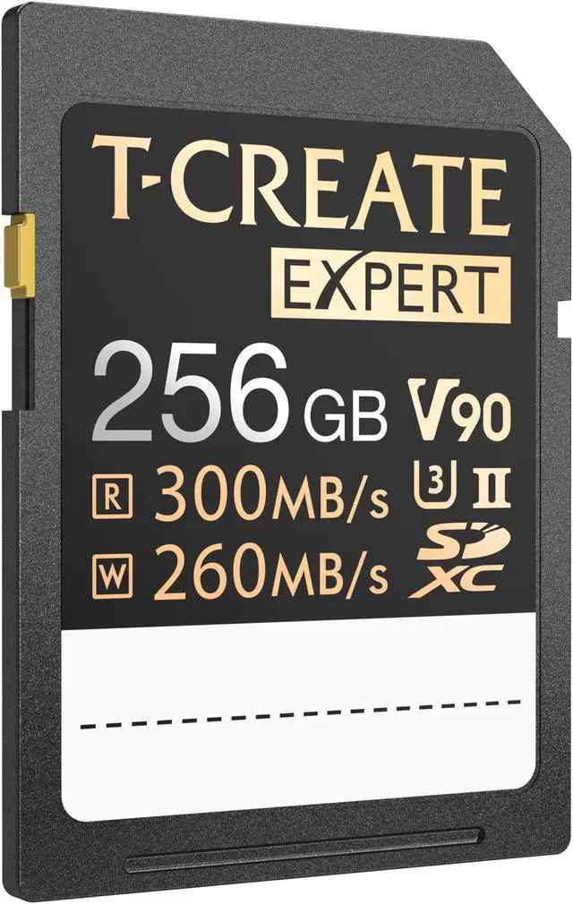 Alt view image 4 of 4 - Team Group 256GB Expert SD Card UHS-II / U3 / V90 Read/Write Speed Up to 300/260MB/s (TTCSDX256GIIV9001)