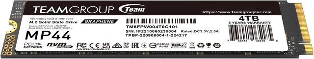 Alt view image 3 of 4 - Team Group MP44 M.2 2280 4TB PCIe 4.0 x4 with NVMe Laptop & Desktop & NUC & NAS Internal Solid State Drive (SSD), (R/W Speed up to 7,400/6,900MB/s) TM8FPW004T0C101