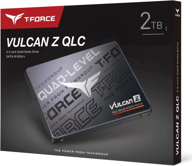Alt view image 4 of 4 - Team Group T-FORCE VULCAN Z 2.5" 2TB SATA III 3D NAND Internal Solid State Drive (SSD) T253TY002T0C101
