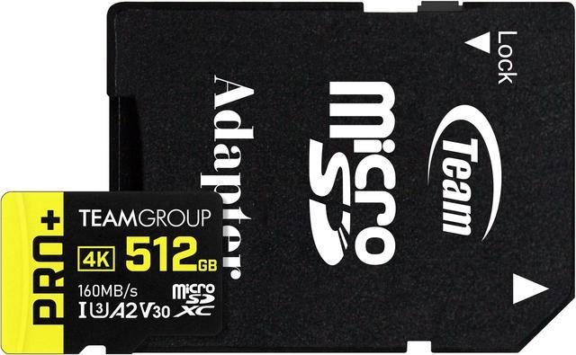 Carte mémoire microSDXC Team Group T-Force Gaming A2 / 512 Go