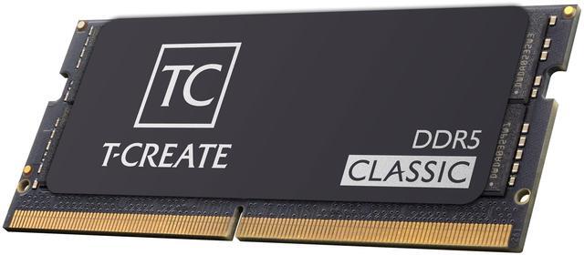 Alt view image 4 of 4 - Team T-CREATE CLASSIC 32GB (2 x 16GB) 262-Pin DDR5 SO-DIMM DDR5 5600 (PC5 44800) Laptop Memory Model CTCCD532G5600HC46ADC-S01