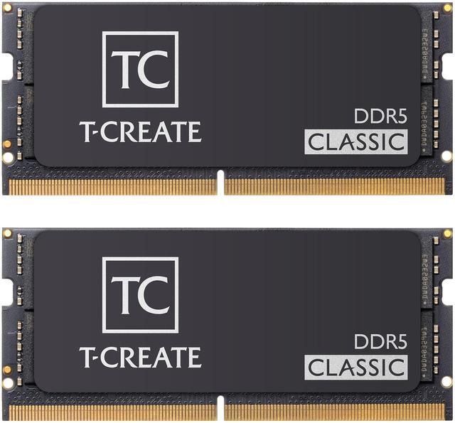 Main image of Team T-CREATE CLASSIC 32GB (2 x 16GB) 262-Pin DDR5 SO-DIMM DDR5 5600 (PC5 44800) Laptop Memory Model CTCCD532G5600HC46ADC-S01