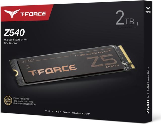 Alt view image 5 of 5 - Team Group T-Force CARDEA Z540 M.2 2280 2TB PCIe Gen5x4 with NVMe 3D NAND Internal Solid State Drive (SSD) TM8FF1002T0C129