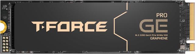 Team Group T-FORCE GE PRO M.2 2280 2TB PCIe Gen 5.0x4 with NVMe 2.0 3D NAND  Internal Solid State Drive (SSD) TM8FFS002T0C129