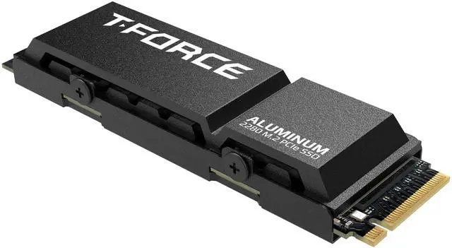 Alt view image 3 of 4 - Team Group T-FORCE G70 PRO (Aluminum) M.2 2280 4TB PCIe 4.0 x4 with NVMe 1.4 TLC Internal Solid State Drive (SSD) TM8FFH004T0C128