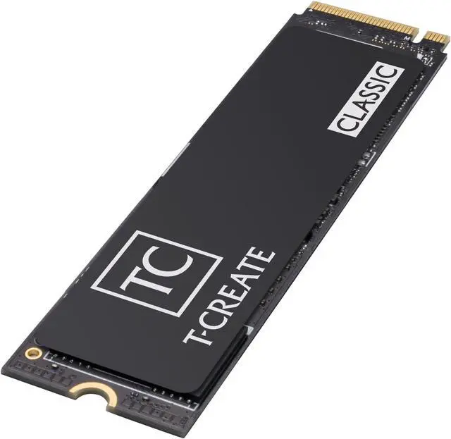 Alt view image 3 of 4 - Team Group T-Create Classic M.2 2280 2TB PCIe Gen4x4 with NVMe 3D NAND TLC Internal Solid State Drive (SSD) TM8FPM002T0C329