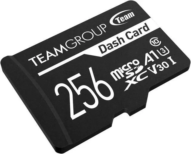 Alt view image 2 of 4 - Team 256GB Dash Card microSDXC UHS-I/U1 Class 10 Memory Card with Adapter, Compatible for cams, Speed Up to 100MB/s (TDUSDX256GUHS03)